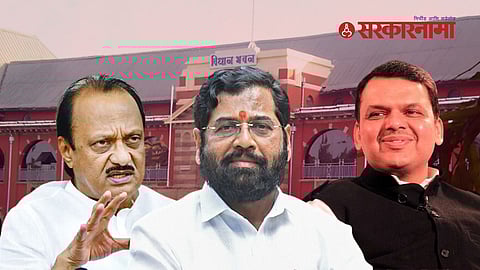 Eknath Shinde, Devendra Fadnavis, Ajit Pawar