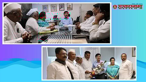 BJP delegation with Sanjay Belsare