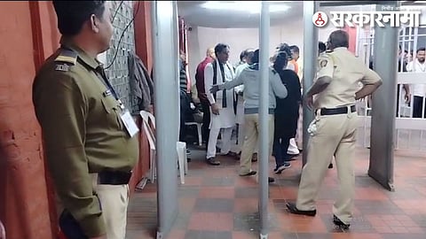 Security Step Up at Nagpur Vidhan Bhavan.