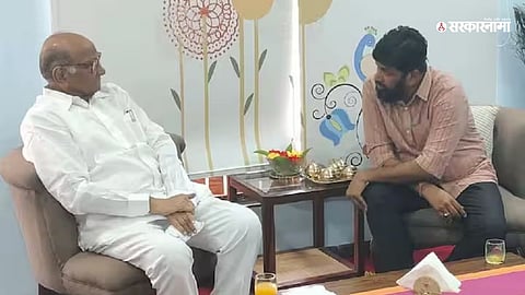 Bachchu Kadu - Sharad Pawar Meeting