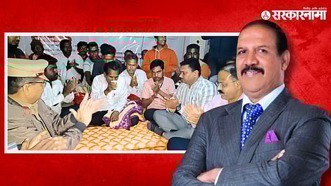 Hunger Strike of Gulab Pawar & Minister Vijaykumar Gavit