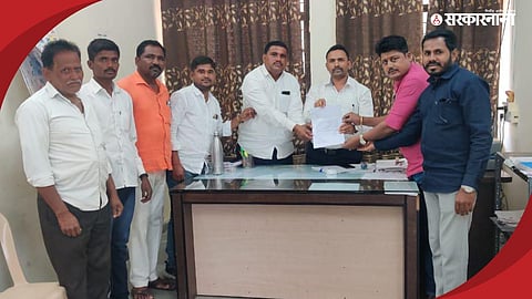 Villagers while giving a statement