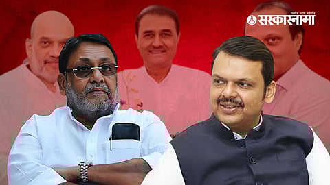 Nawab Malik, Devendra Fadnavis