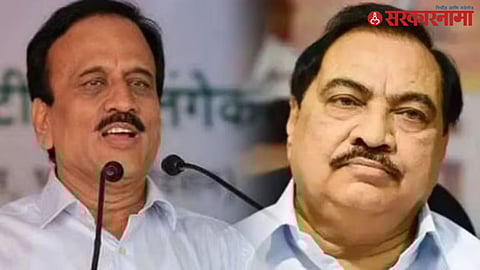 Girish Mahajan and Eknath Khadse