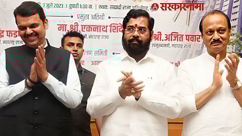 Devendra Fadnavis, Eknath Shinde, Ajit Pawar