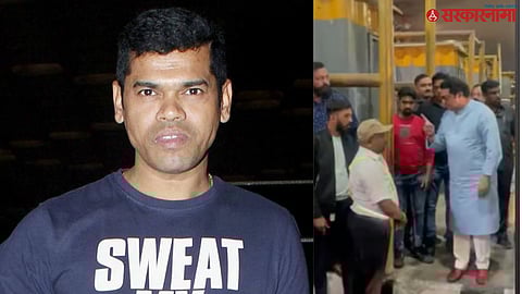 Siddharth Jadhav with Raj Thackeray