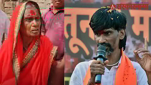 Manoj Jarange Patil & His mother