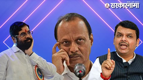 Eknath Shide, Ajit Pawar & Devendra Fadnavis.