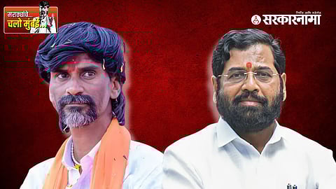 Manoj Jarange, Eknath Shinde