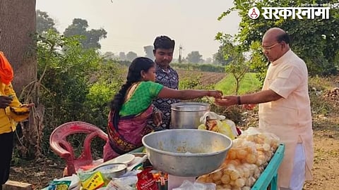MP Ramdas Tadas in Deoli.