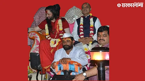 Bhagwat Karad and Kalicharan Maharaj