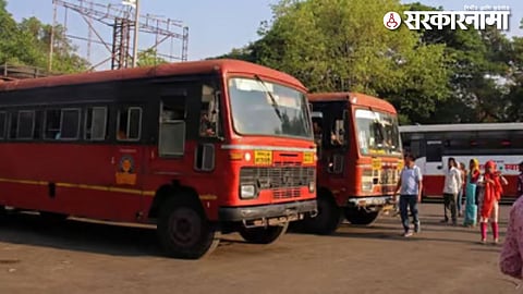 MSRTC Buses in Bhandara.