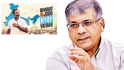 Rahul Gandhi and Prakash Ambedkar