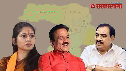 Raksha Khadse-Girish Mahajan-Eknath Khadse