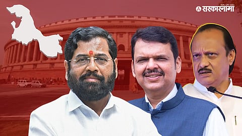 Eknath Shinde, Devendra Fadnavis, Ajit Pawar