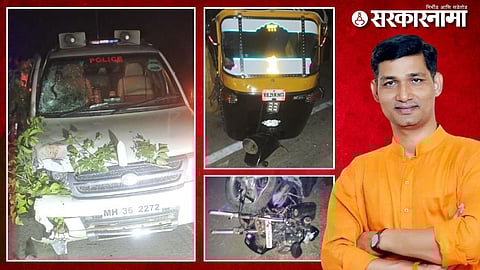 Accident To MLA Narendra Bhondekar.