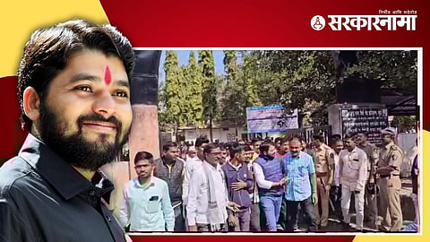 Ravikant Tupkar after bail.