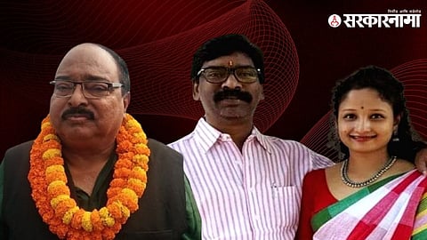 MLA Sarfaraz Ahmad, CM Hemant Soren, Kalpana Soren