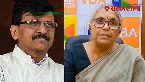 Sanjay Raut and Rekha Thakur
