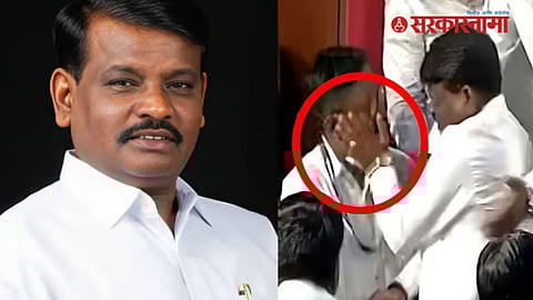 Sunil Kamble Slap Police