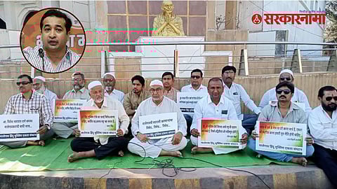 Protest of Nitesh Rane in Malegaon