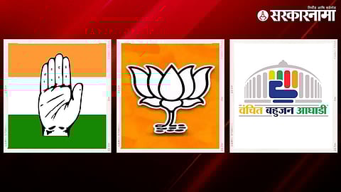 Congress, BJP and Vanchit Bahujan Aghadi