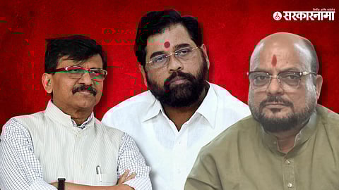 Sanjay Raut, Eknath Shinde, Gulabrao Patil
