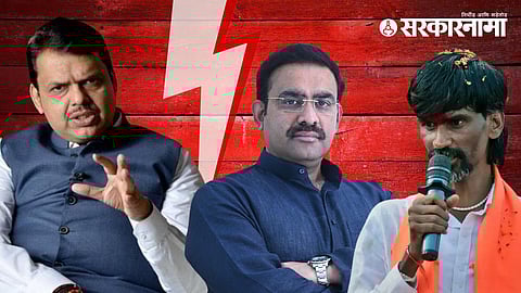 Devendra Fadanvis, Dr. Parinay Fuke and Manoj Jarange