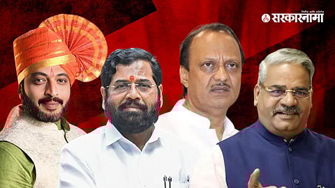 Dr.Amol Kolhe, Eknath Shinde, Ajit Pawar, Shivajirao Adhalrao Patil