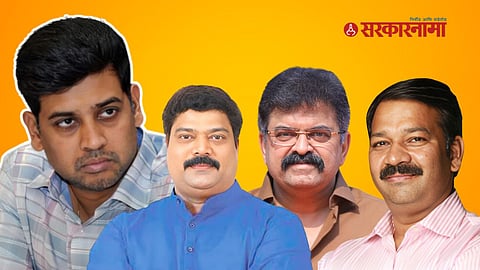 Shrikant Shinde, Raju Patil, Jitendra Awhad, Ganpat Gaikwad