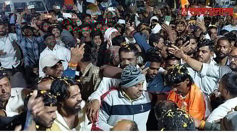 Manoj Jarange Patil Welcome