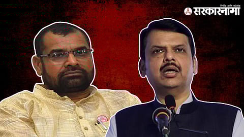 Sadabhau Khot and Devendra Fadnavis