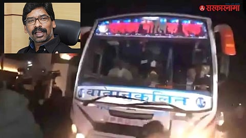 JMM and Congress MLAs left for Hyderabad