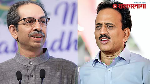 Uddhav Thackeray and Girish Mahajan