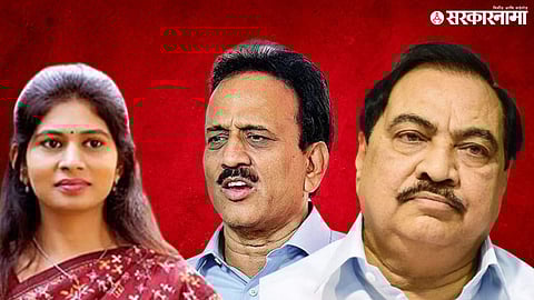 raksha khadse, Girish Mahajan, Eknath Khadse