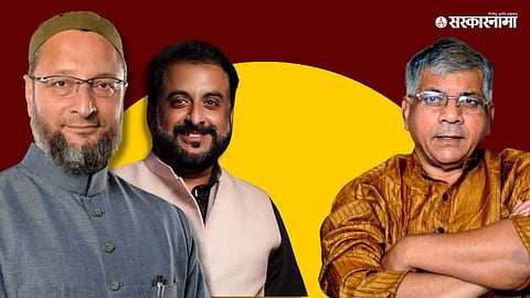 Asaduddin Owaisi, Imtiaz Jaleel, Prakash Ambedkar