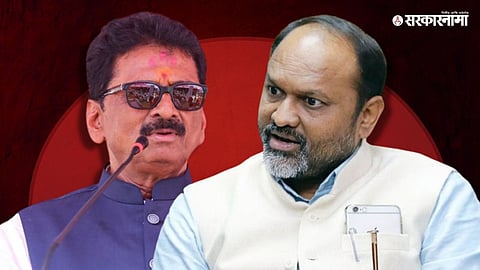 MLA Ratnakar Gutte and Mahadev Jankar