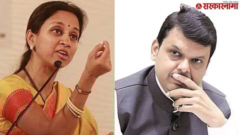 Supriya Sule Vs Devendra Fadnavis