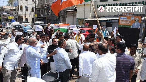 clash between aap and bjp worker