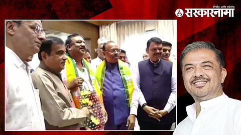 Nitin Gadkari, Manohar Kumbhare, Chandrashekhar Bawankule, Devendra Fadanvis and Sunil Kedar