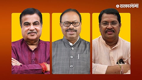 Nitin Gadkari, Chandrashekhar Bawankule and Vijay Wadettiwar