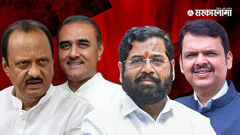 Ajit Pawar, Praful Patel, Eknath shinde and Devendra Fadanvis