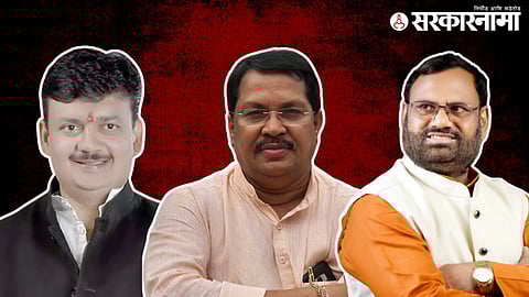 Balu Dhanorkar, Vijay Wadettiwar and Sudhar Adbale