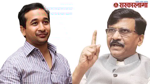 Nitesh Rane, Sanjay Raut