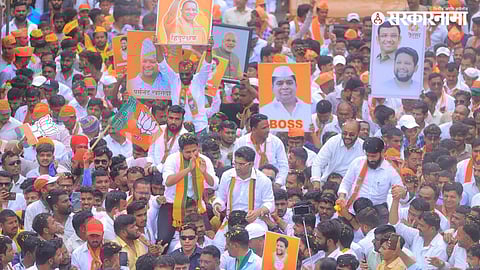 Ajit Pawar : सुजय विखेंचा अर्ज भरण्यासाठी अजितदादांची दांडी; तर भाजपचे शिंदेंच्या शिलेदारांकडे दुर्लक्ष