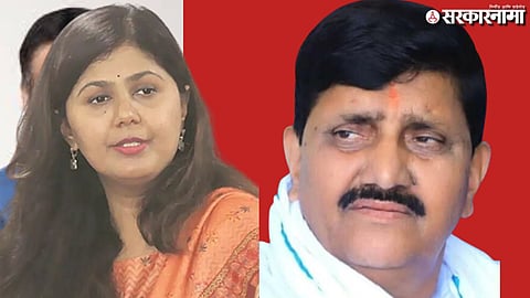 T.P Munde and Pankaja Munde