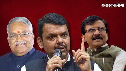 Chandarkant Khaire, Devendra Fadanvis, Sanjay Raut