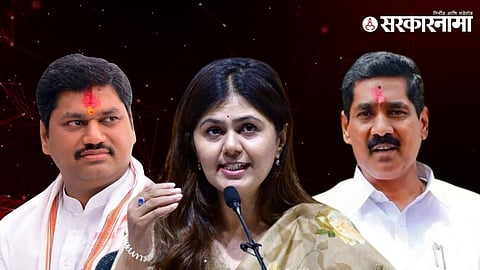 Dhananjay Munde, Bajrang Sonwane And Pankaja Munde