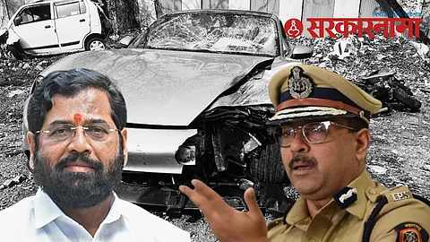 eknath shinde amitesh kumar Porsche car accident