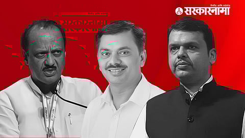 Ajit Pawar, Anil Bornare, Devendra Fadnavis